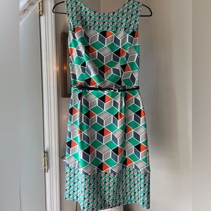 Size 4 dress from Dressbarn. Geometric pattern